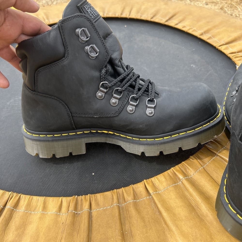 Dr. Martens Steel Toe Safety Boots Size 11 NWT F2413-05 Black Industrial - Picture 5 of 10